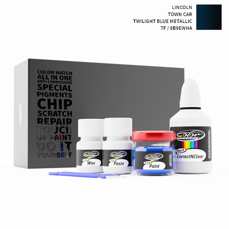 Lincoln Town Car Twilight Blue Metallic 7F / 8B9EWHA Touch Up Paint