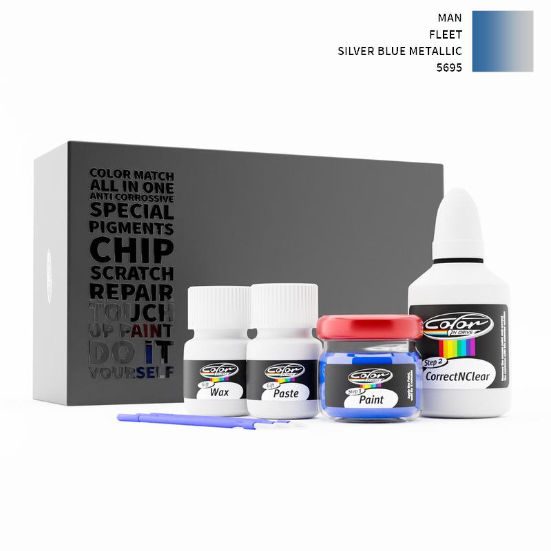 MAN Fleet Silver Blue Metallic 5695 Touch Up Paint