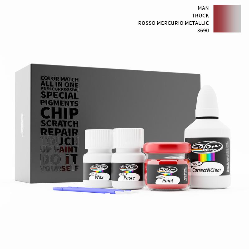 MAN Truck Rosso Mercurio Metallic 3690 Touch Up Paint