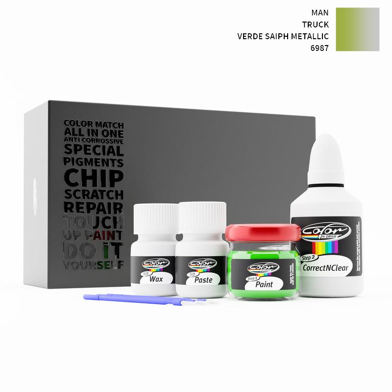 MAN Truck Verde Saiph Metallic 6987 Touch Up Paint