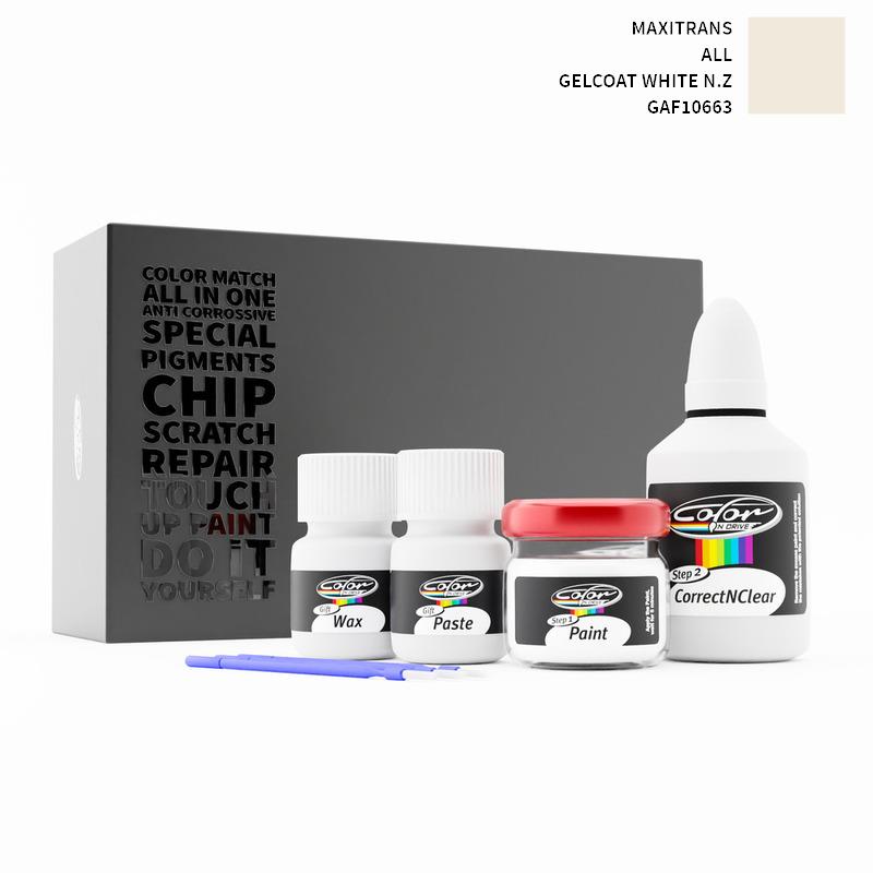 Maxitrans ALL Gelcoat White N.Z GAF10663 Touch Up Paint