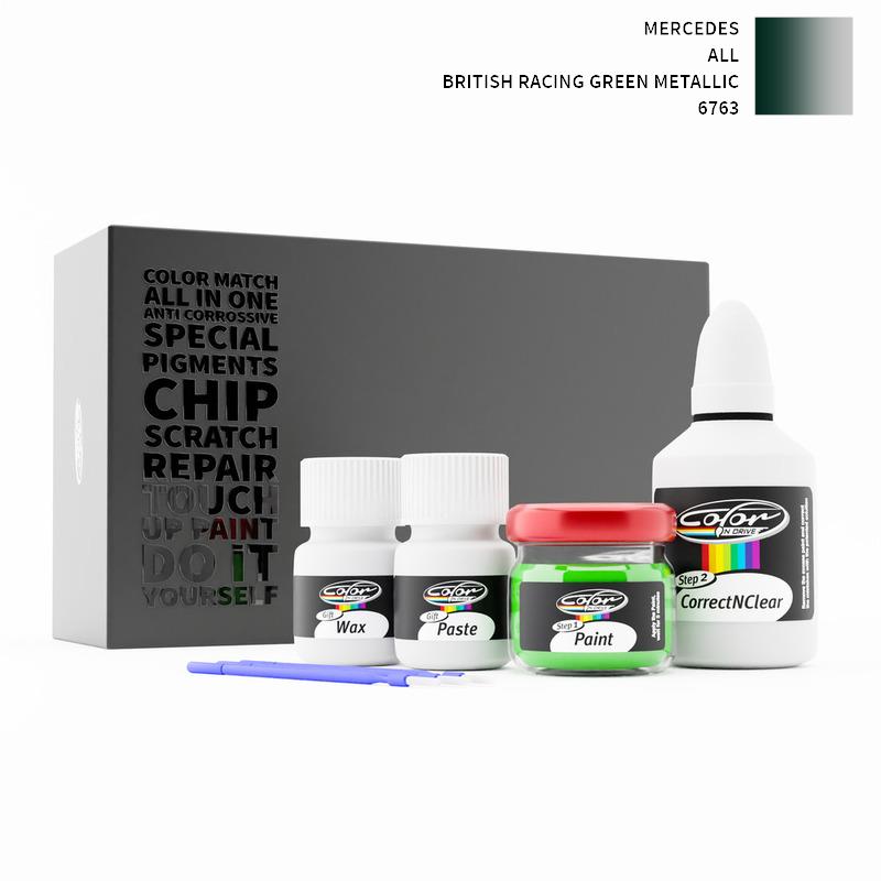 Mercedes ALL British Racing Green Metallic 6763 Touch Up Paint