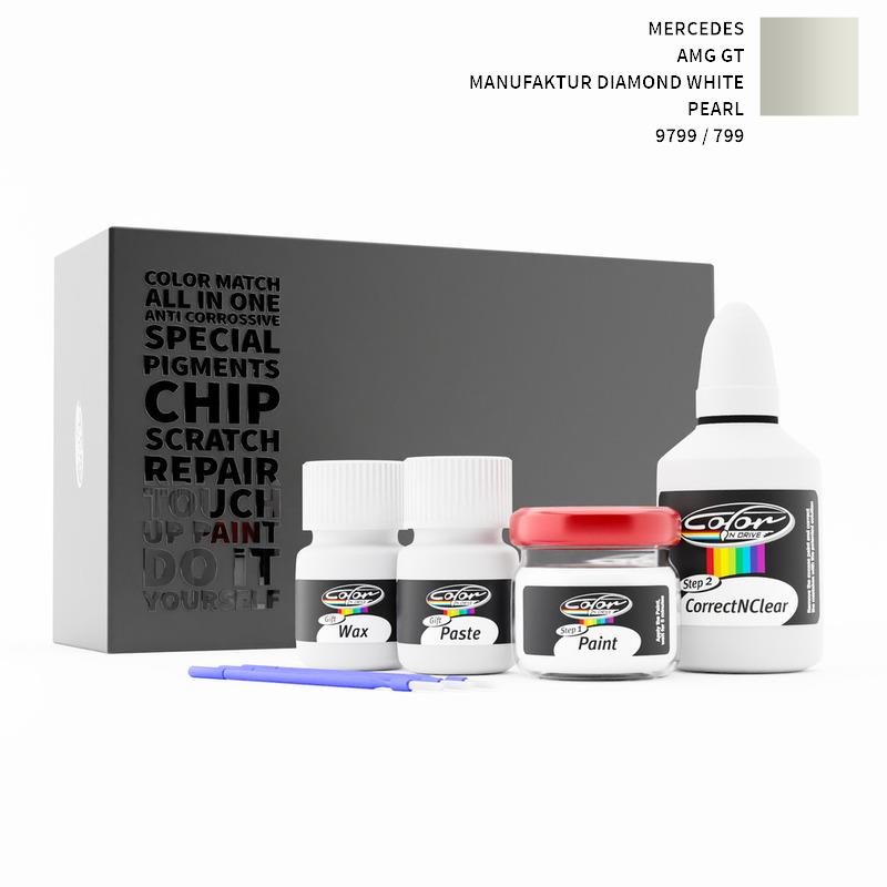 Mercedes Amg Gt Manufaktur Diamond White Pearl 799 / 9799 Touch Up Paint