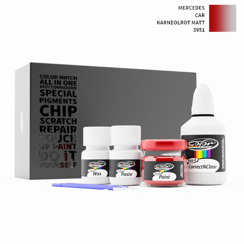 Mercedes CAR Karneolrot Matt 3951 Touch Up Paint