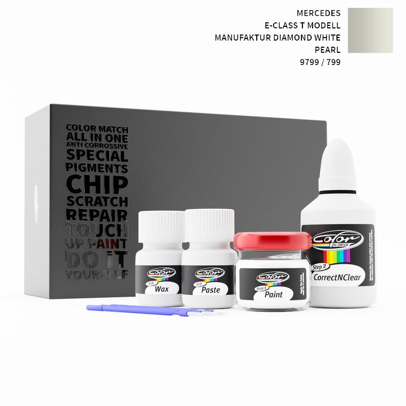 Mercedes E-Class T Modell Manufaktur Diamond White Pearl 799 / 9799 Touch Up Paint