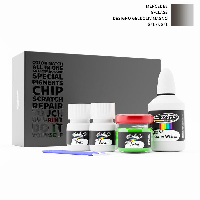 Mercedes G-Class Designo Gelboliv Magno 6671 / 671 Touch Up Paint