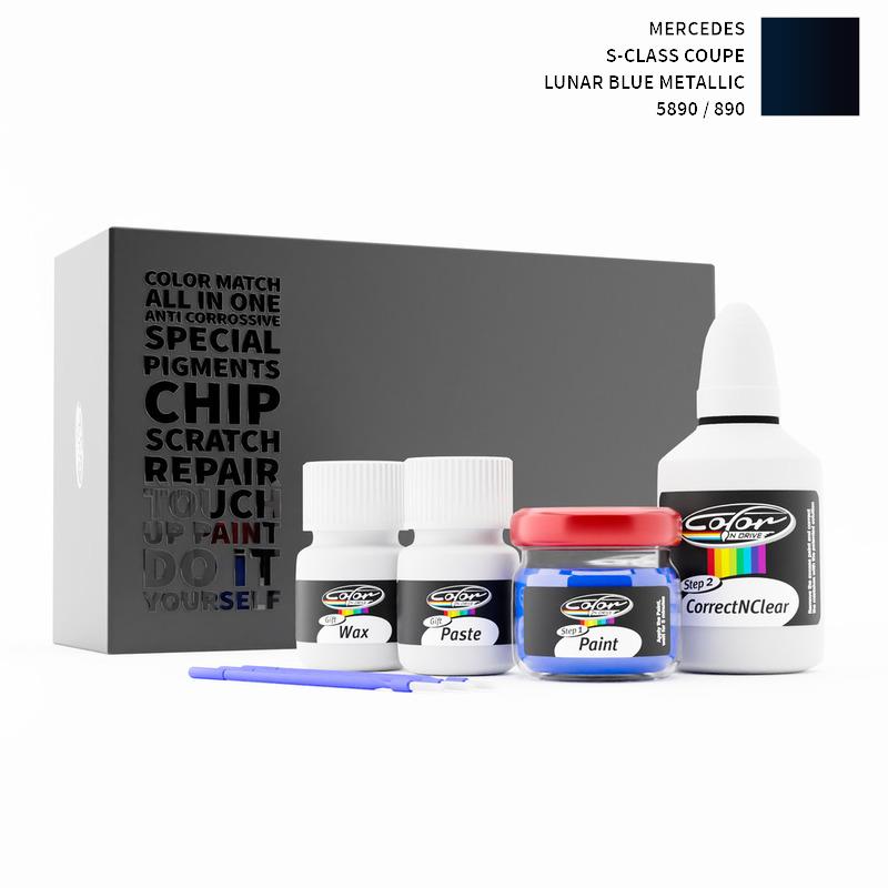 Mercedes S-Class Coupe Lunar Blue Metallic 890 / 5890 Touch Up Paint