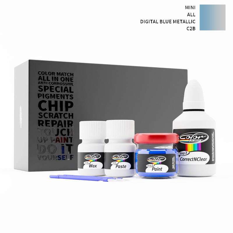 Mini ALL Digital Blue Metallic C2B Touch Up Paint