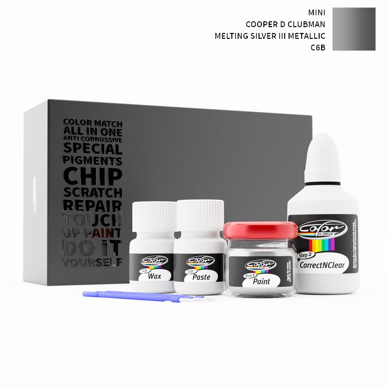 Mini Cooper D Clubman Melting Silver Iii Metallic C6B Touch Up Paint