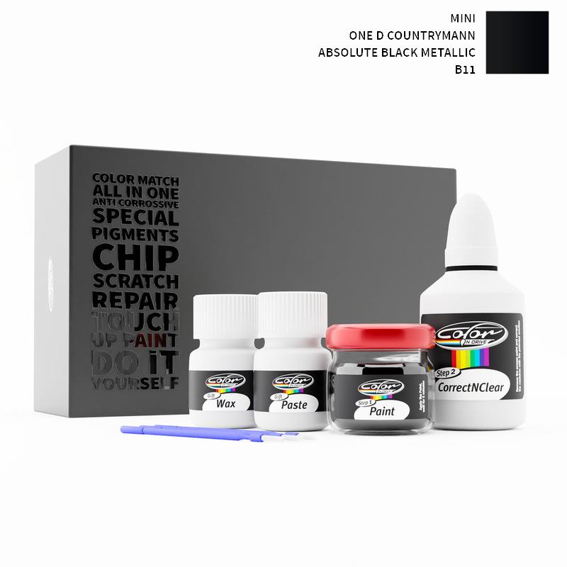 Mini One D Countrymann Absolute Black Metallic B11 Touch Up Paint