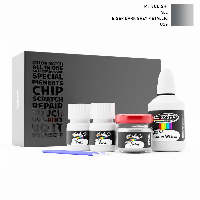 Mitsubishi ALL Eiger Dark Grey Metallic U19 Touch Up Paint