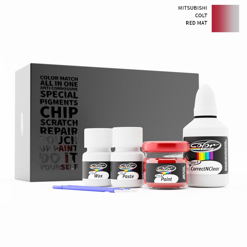 Mitsubishi Colt Red Mat  Touch Up Paint