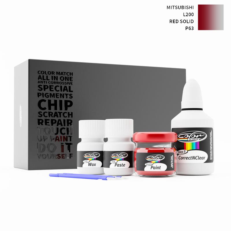 Mitsubishi L200 Red Solid P63 Touch Up Paint