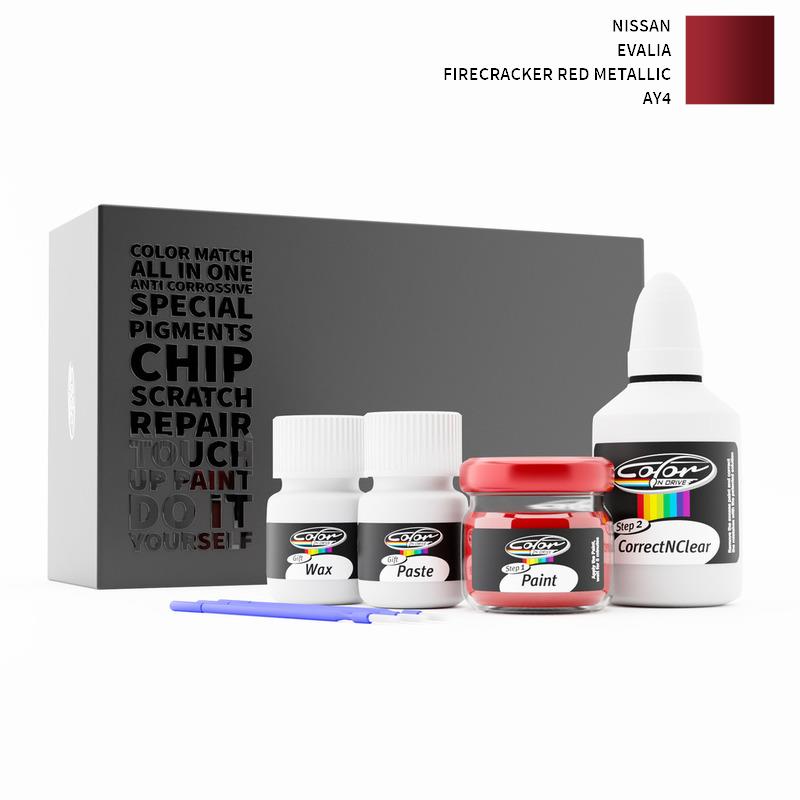 Nissan Evalia Firecracker Red Metallic AY4 Touch Up Paint