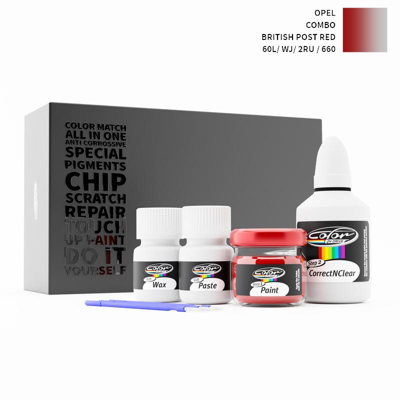 Opel Combo British Post Red 660 / 60L/ WJ/ 2RU Touch Up Paint