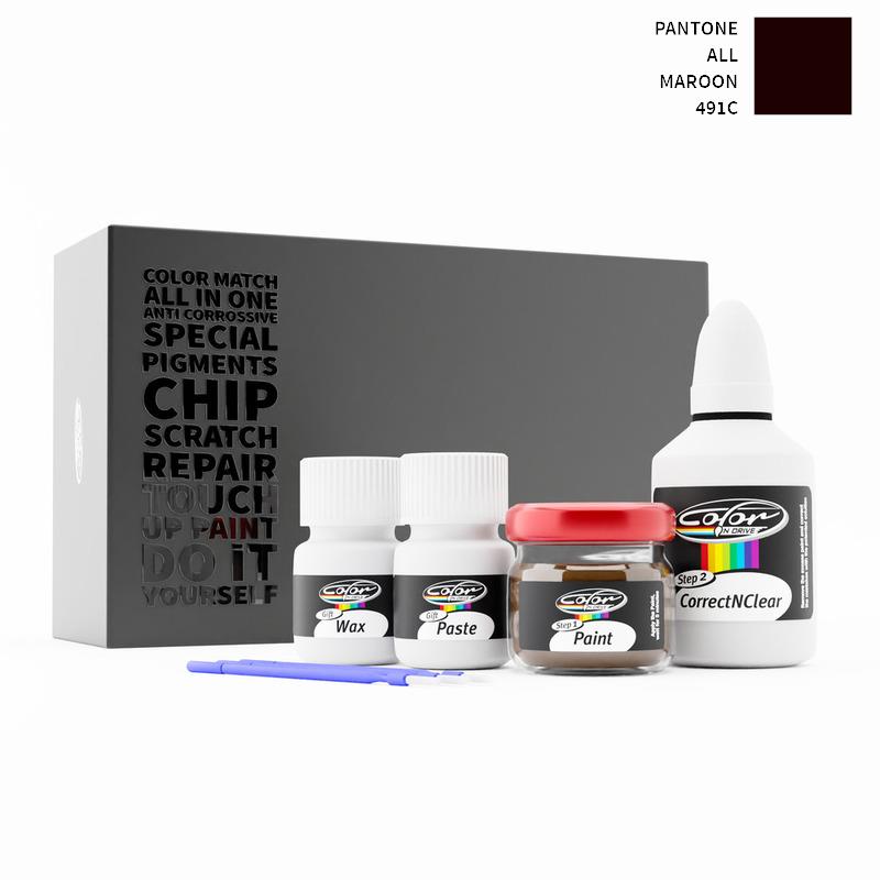 Pantone ALL Maroon 491C Touch Up Paint