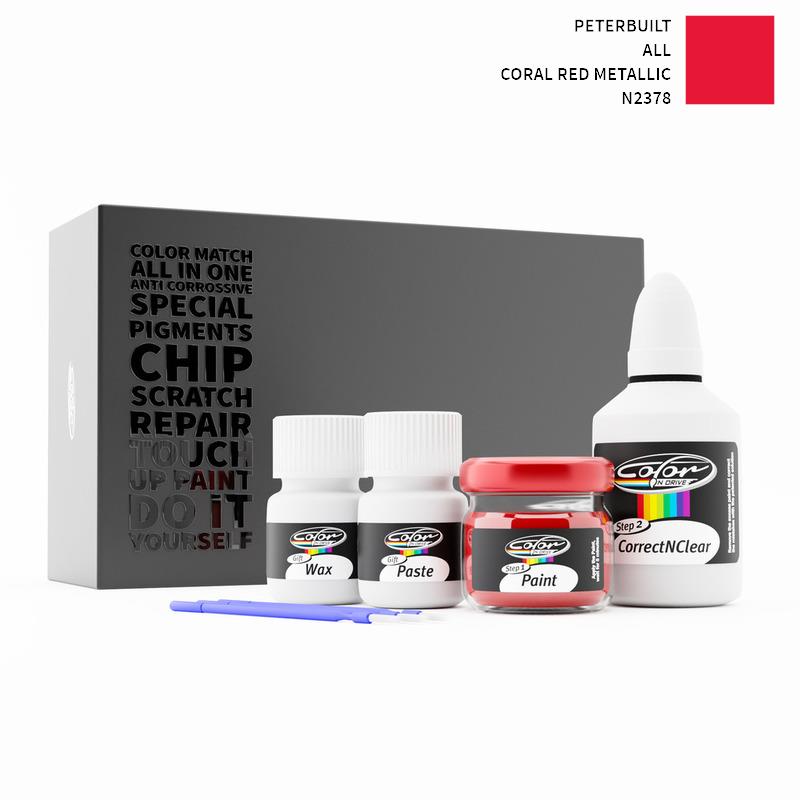 Peterbuilt ALL Coral Red Metallic N2378 Touch Up Paint