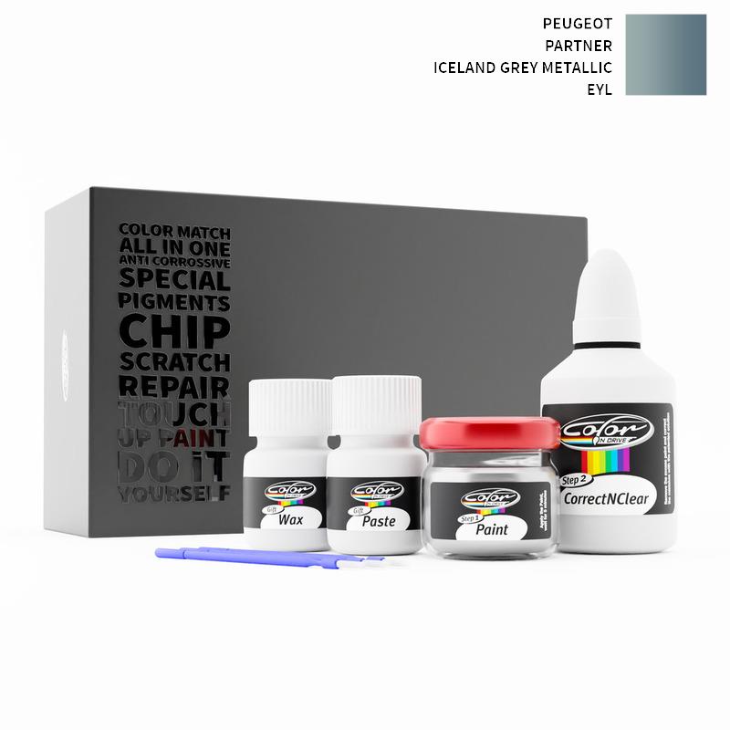 Peugeot Partner Iceland Grey Metallic EYL Touch Up Paint