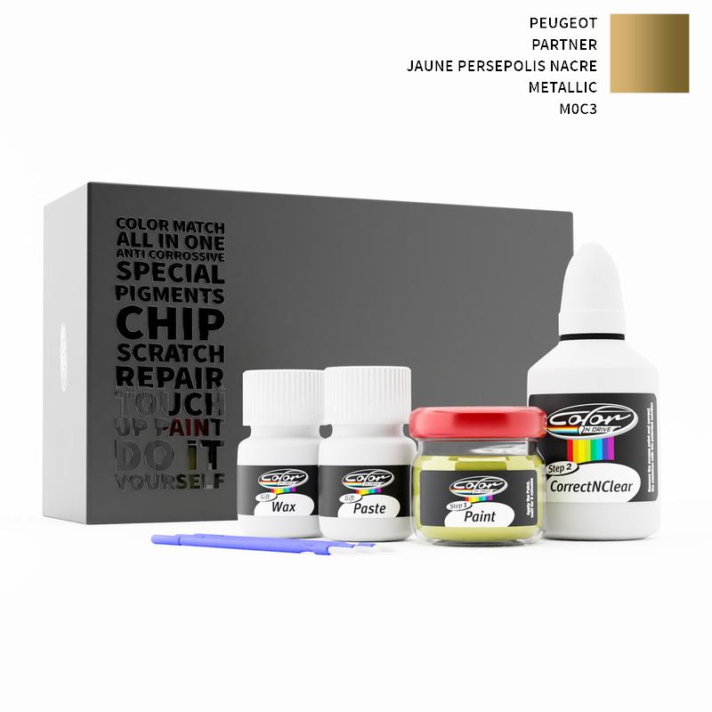 Peugeot Partner Jaune Persepolis Nacre Metallic M0C3 Touch Up Paint