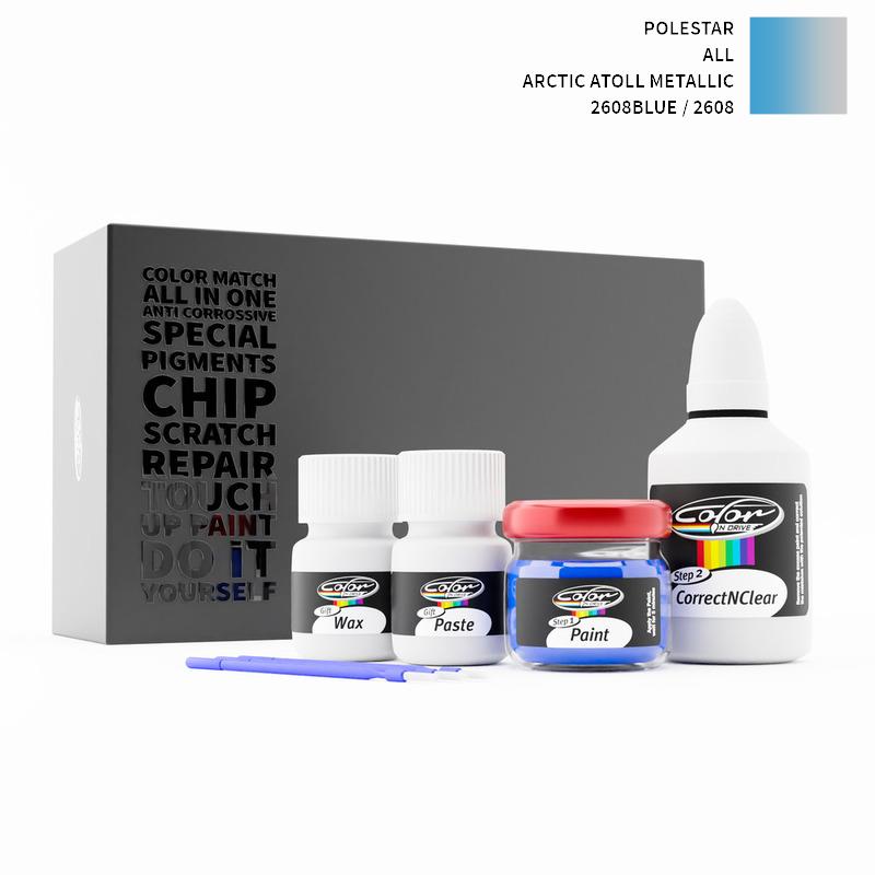 Polestar ALL Arctic Atoll Metallic 2608 / 2608BLUE Touch Up Paint