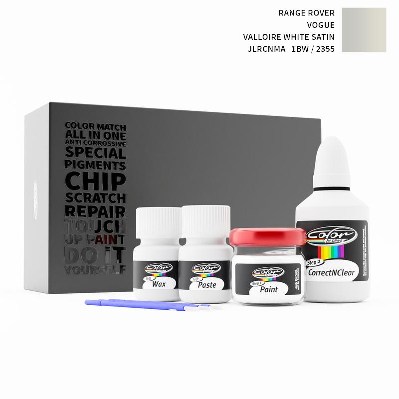 Range Rover Vogue Valloire White Satin 2355 / JLRCNMA   1BW Touch Up Paint