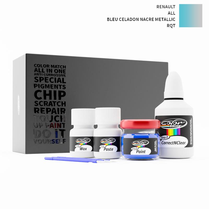 Renault ALL Bleu Celadon Nacre Metallic RQT Touch Up Paint