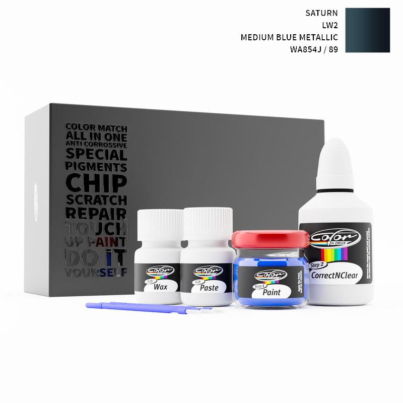 Saturn LW2 Medium Blue Metallic WA854J / 89 Touch Up Paint