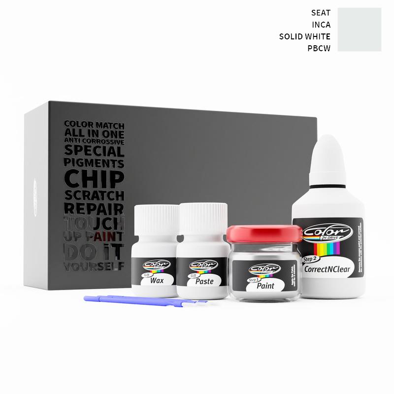Seat Inca Solid White PBCW Touch Up Paint