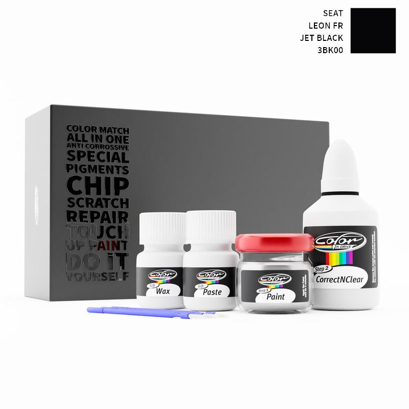 Seat Leon Fr Jet Black 3BK00 Touch Up Paint