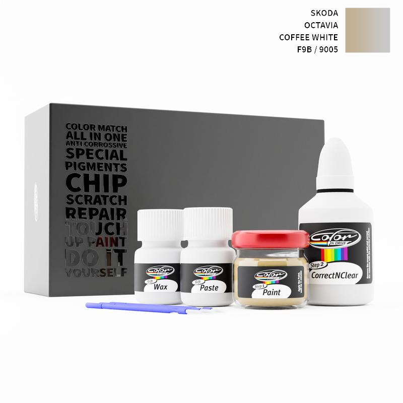 Skoda Octavia Coffee White 9005 / F9B Touch Up Paint