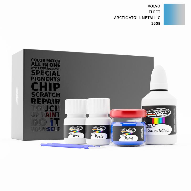 Volvo Fleet Arctic Atoll Metallic 2608 Touch Up Paint